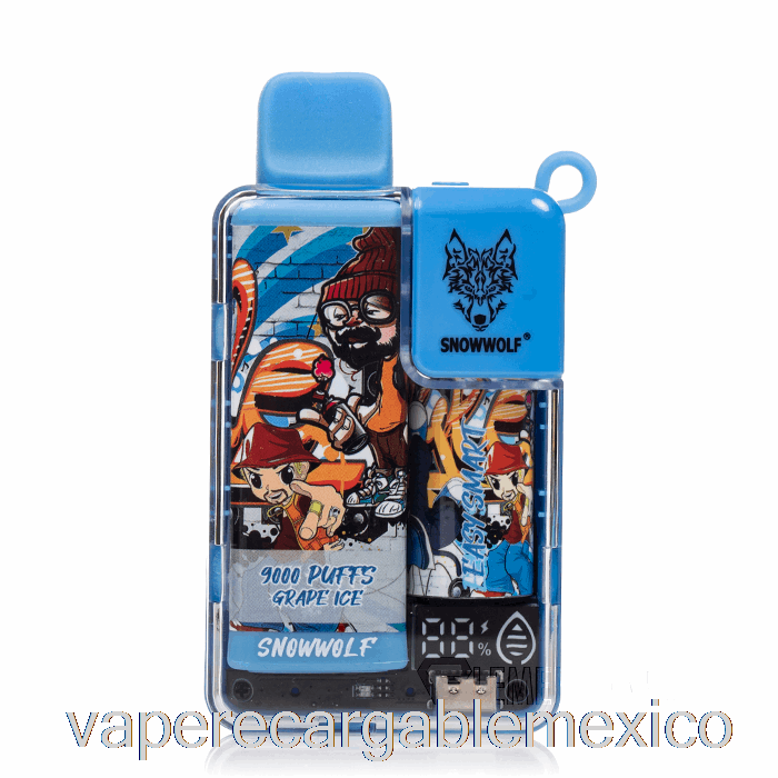 Vape Recargable Snowwolf Easy Smart Ea9000 Desechable Uva Hielo